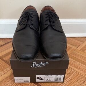 Florsheim Black Leather Oxfords for Men